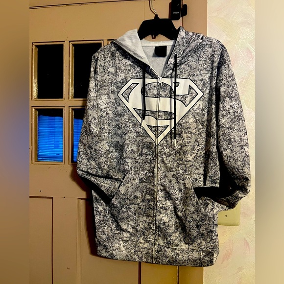 DC Comics Sweaters - Superman size medium zippered hoodie.